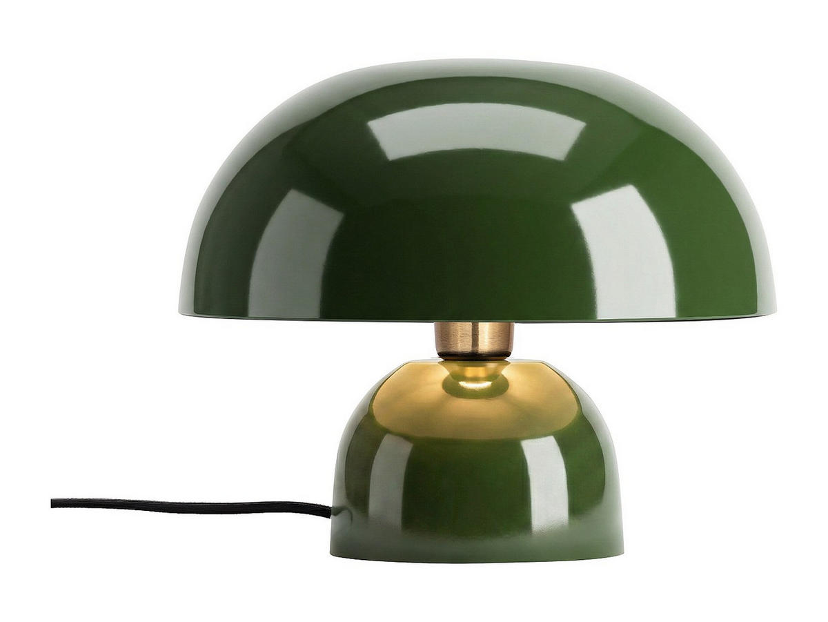 TISCHLAMPE - 31 x 31 - metall - khaki Sidney - Schlammfarben, Metall (31/31/25cm) - Vente-Unique