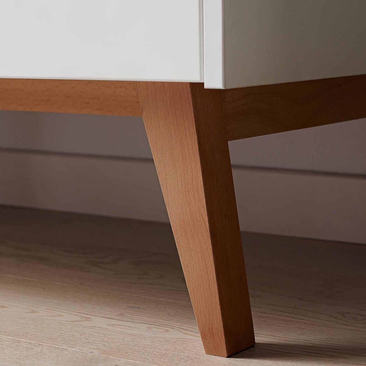 KINDERKLEIDERSCHRANK Dambi - Weiß, Holz (100/200/53cm) - KONSIMO®