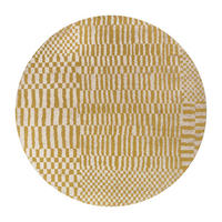 TEPPICH Erg Berber 140/140 cm - Gelb, Textil (140/140cm) - Louis De Poortere