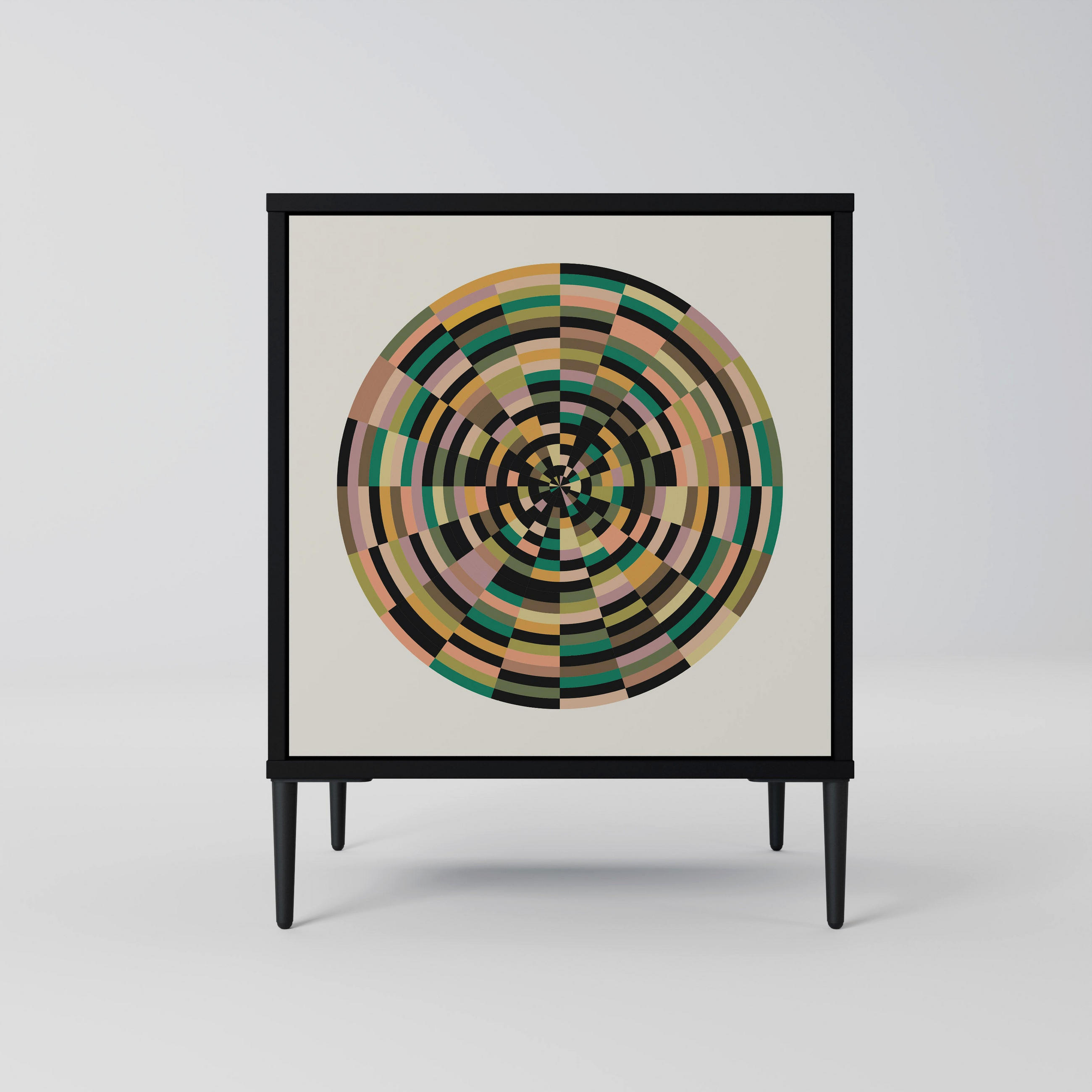 SpaceRebels Sideboard Schwarz 57.5x72.5x42 cm