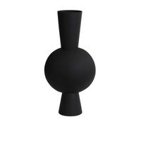 VASE Kavandu Schwarz 31/20/60 cm - Schwarz, Metall (61.5cm) - Light & Living