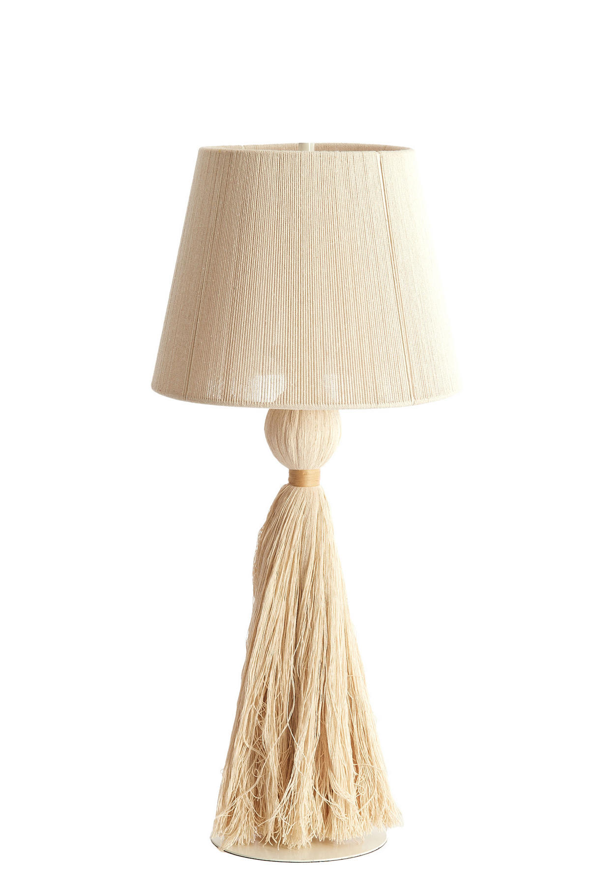 TISCHLAMPE Espino Weiß Ø31/58 cm - Weiß, Metall (31/31/58cm) - Light & Living
