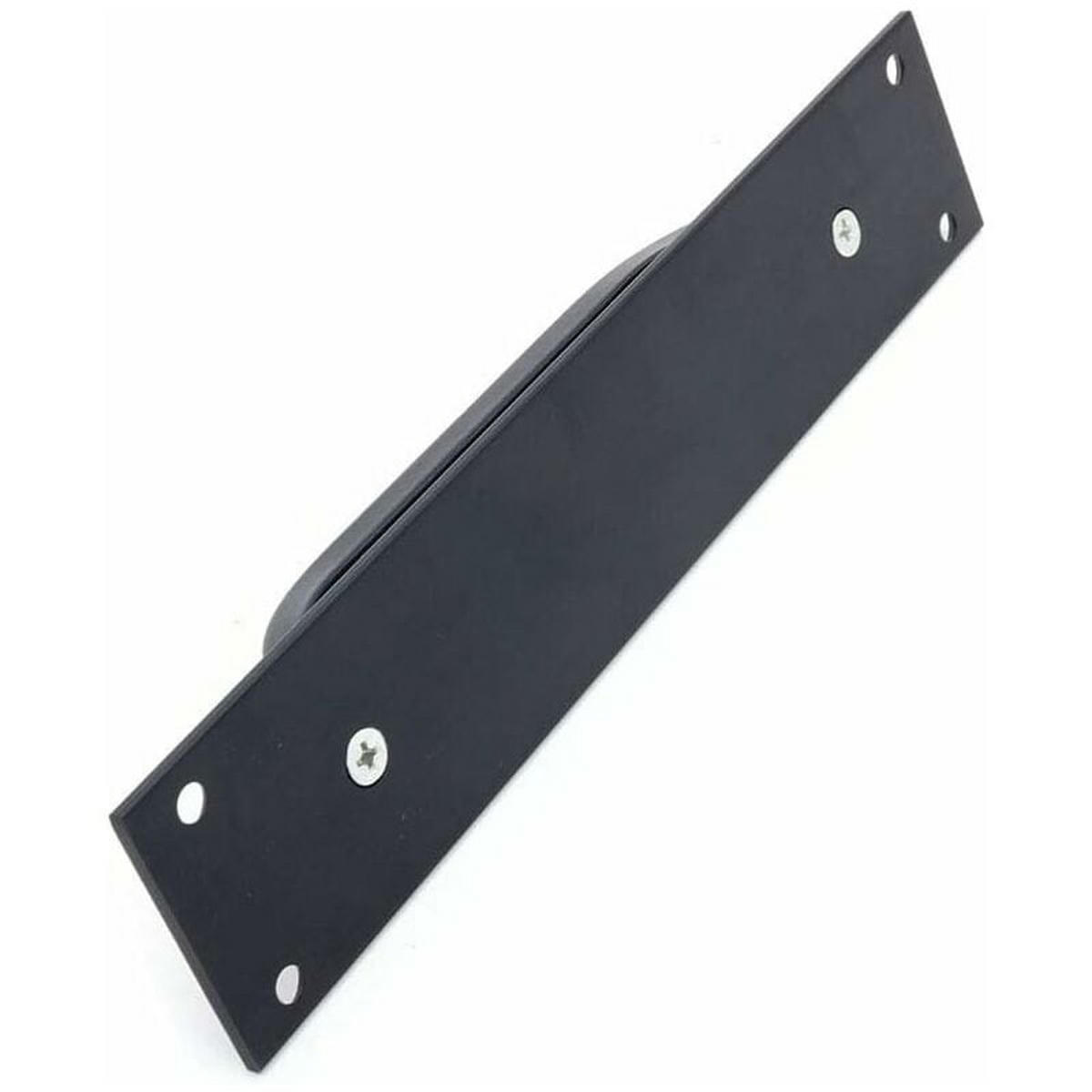 MÖBELGRIFF Schwarz 2er-Set 200 mm Aluminium - Schwarz, Metall (4/4/2cm)