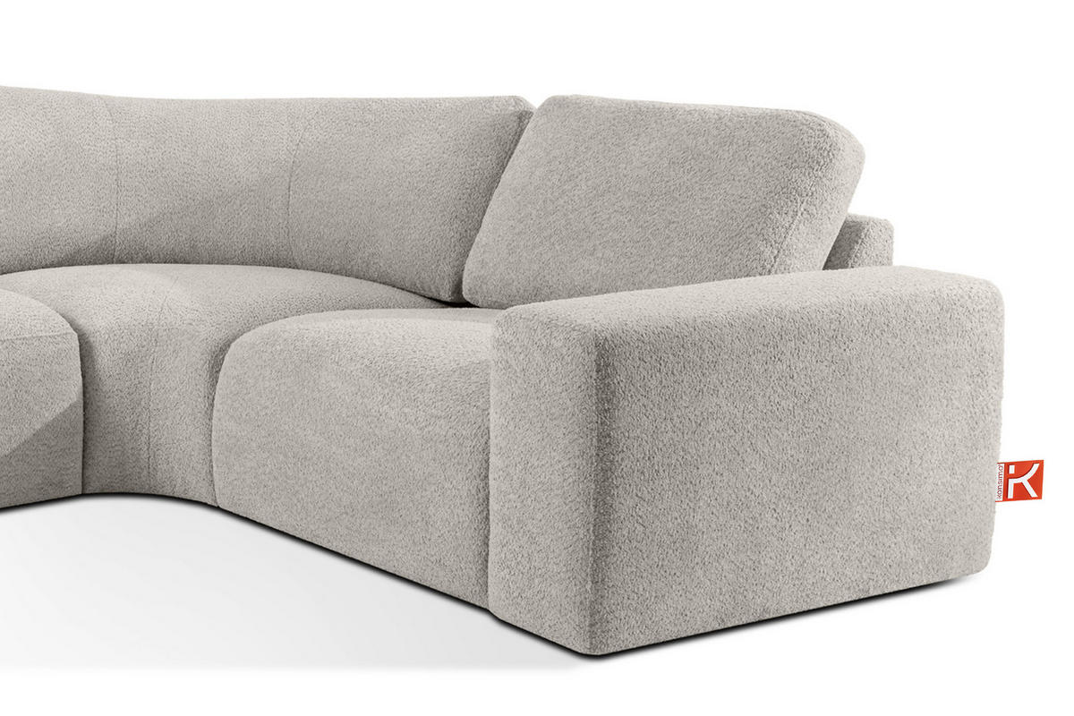 ECKSOFA LINKS ZUCCO, Braun - Braun, Holz/Holzwerkstoff (304/293cm) - KONSIMO®