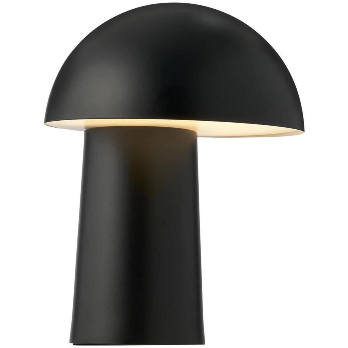 TISCHLEUCHTE Faye Portable - Schwarz, Metall (8.65/8.65/21cm) - Design for the people