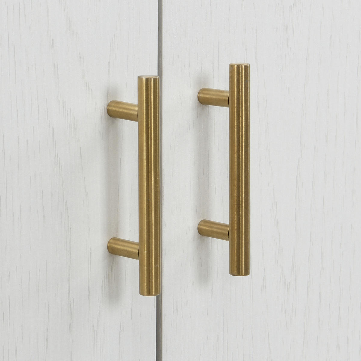 SIDEBOARD 160/40/80.5 cm Weiß mit Holzmaserung aus MDF mit 4 Türen - Weiß, Holzwerkstoff (40/80.5/160cm) - OKMYHOME