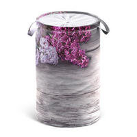 WÄSCHEKORB Flieder - Pink, Textil (37/55/55cm) - Sanilo