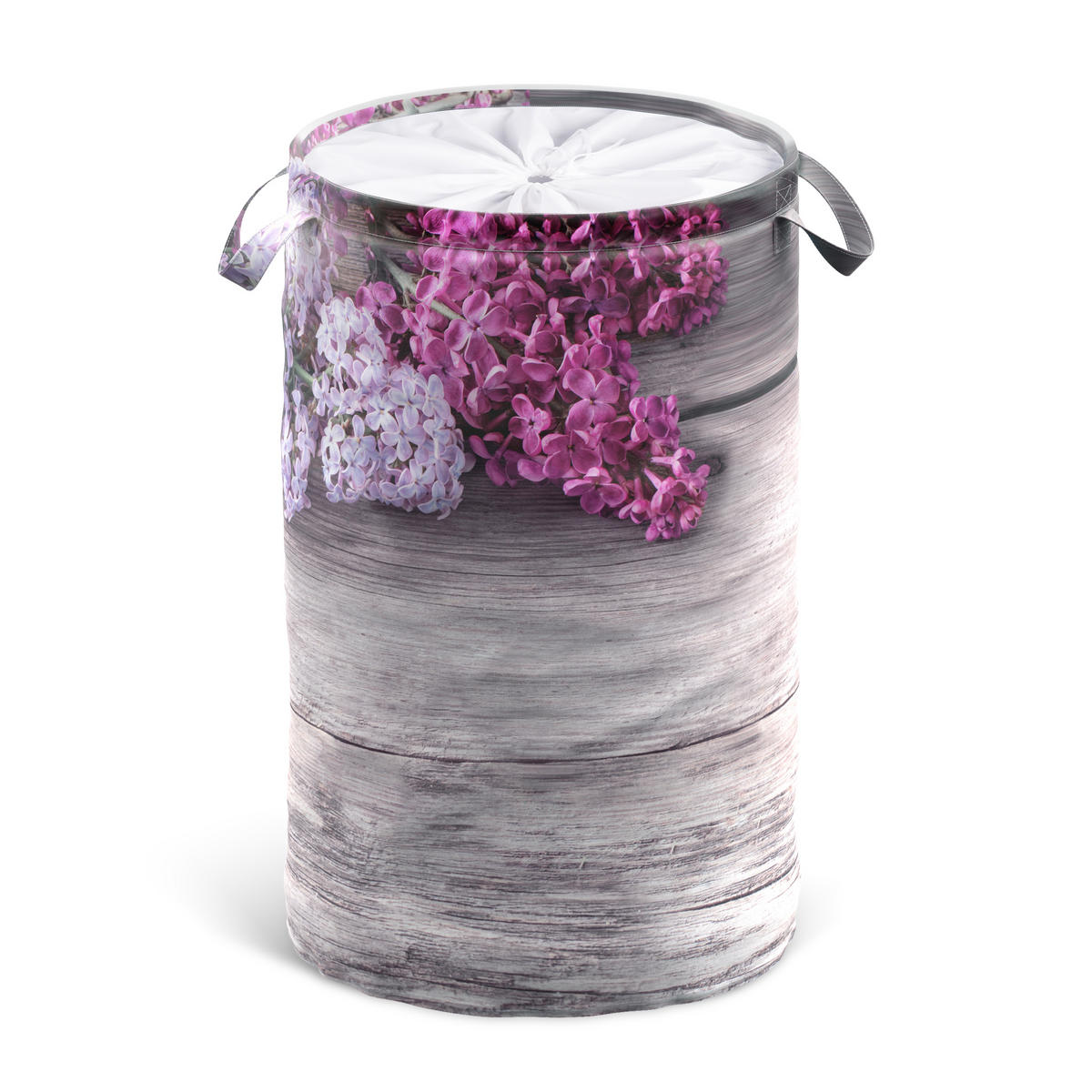 WÄSCHEKORB Flieder - Pink, Textil (37/55/55cm) - Sanilo