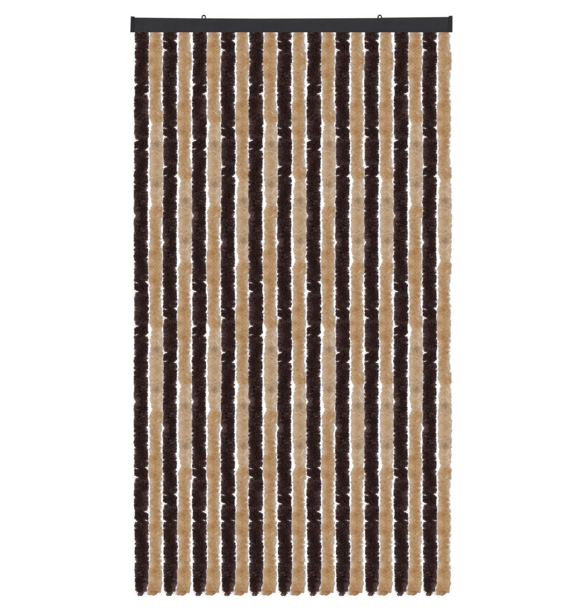 FLAUSCHVORHANG (100x220 cm) Türvorhang in "Beige-Braun" - Beige, Kunststoff (100/2/220cm) - Arsvita