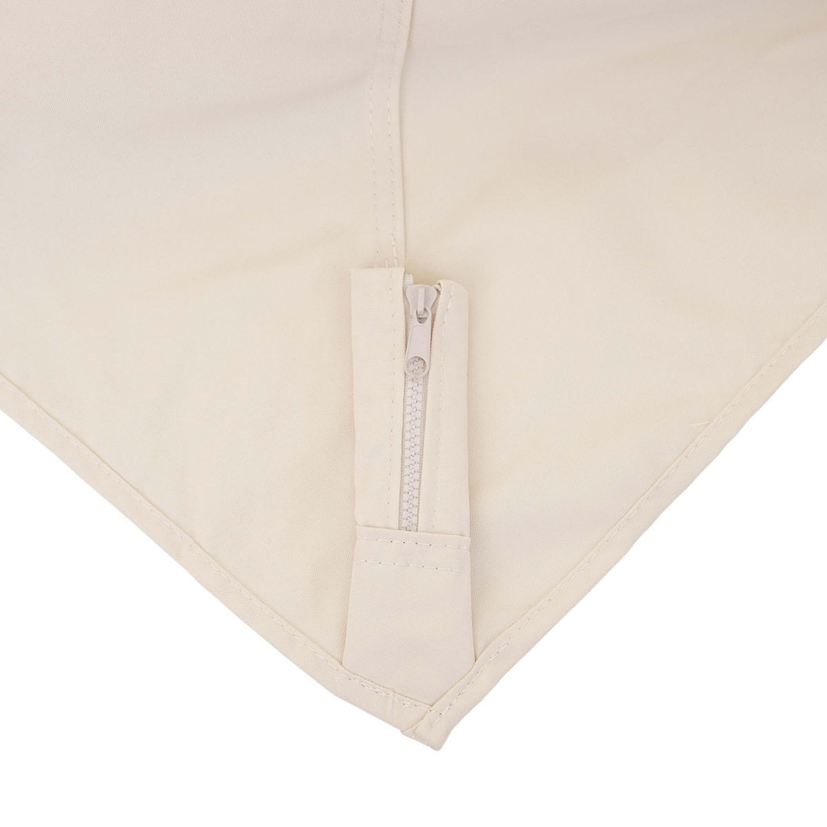 ERSATZ-BEZUG FÜR SCHIRM I Cremeweiß - Weiß, Textil (286/286cm) - MCW