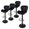 BARHOCKER 4er Set - Schwarz, Metall (47/110/41cm) - ML-DESIGN