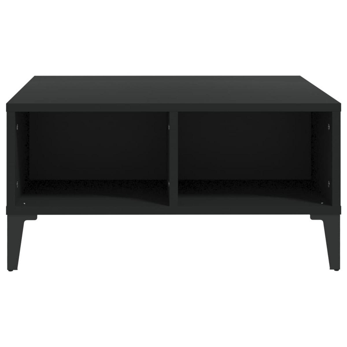 COUCHTISCH Schwarz 60x60x30 cm Holzwerkstoff - Schwarz, Holzwerkstoff (60/60/30cm) - furnicato