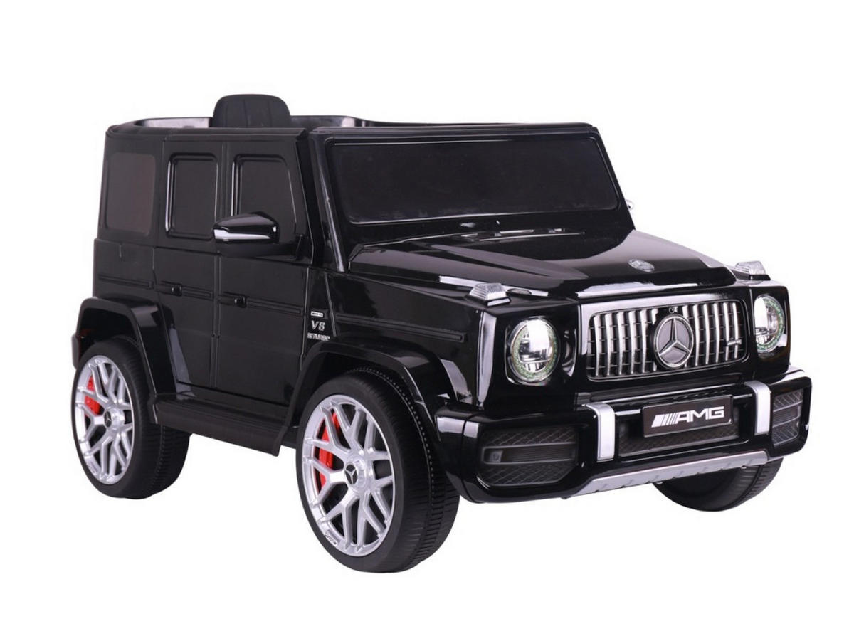 KINDER ELEKTROAUTO Mercedes G63 schwarz - Schwarz, Kunststoff (106/62/54cm) - TPFLiving