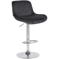 BARHOCKER Solon höhenverstellbar 85-106 cm schwarz - Schwarz, Textil (50/85/50cm) - furnicato