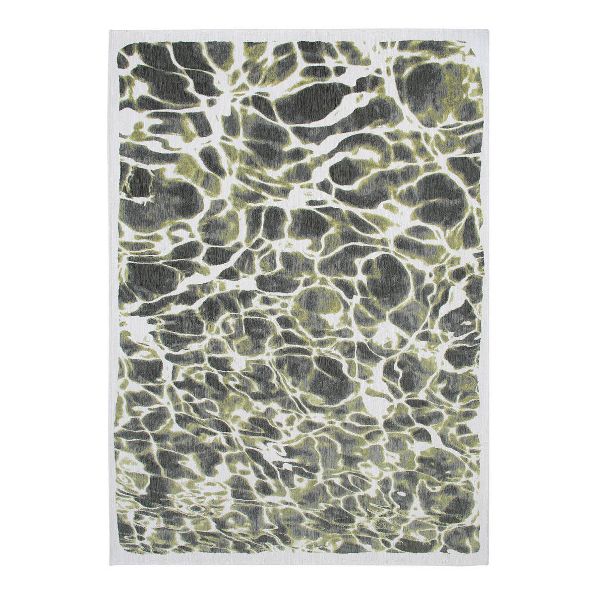 TEPPICH Flachgewebe BROOK Grün 280 x 390 cm - Grün, Textil (280/390cm) - Novatrend