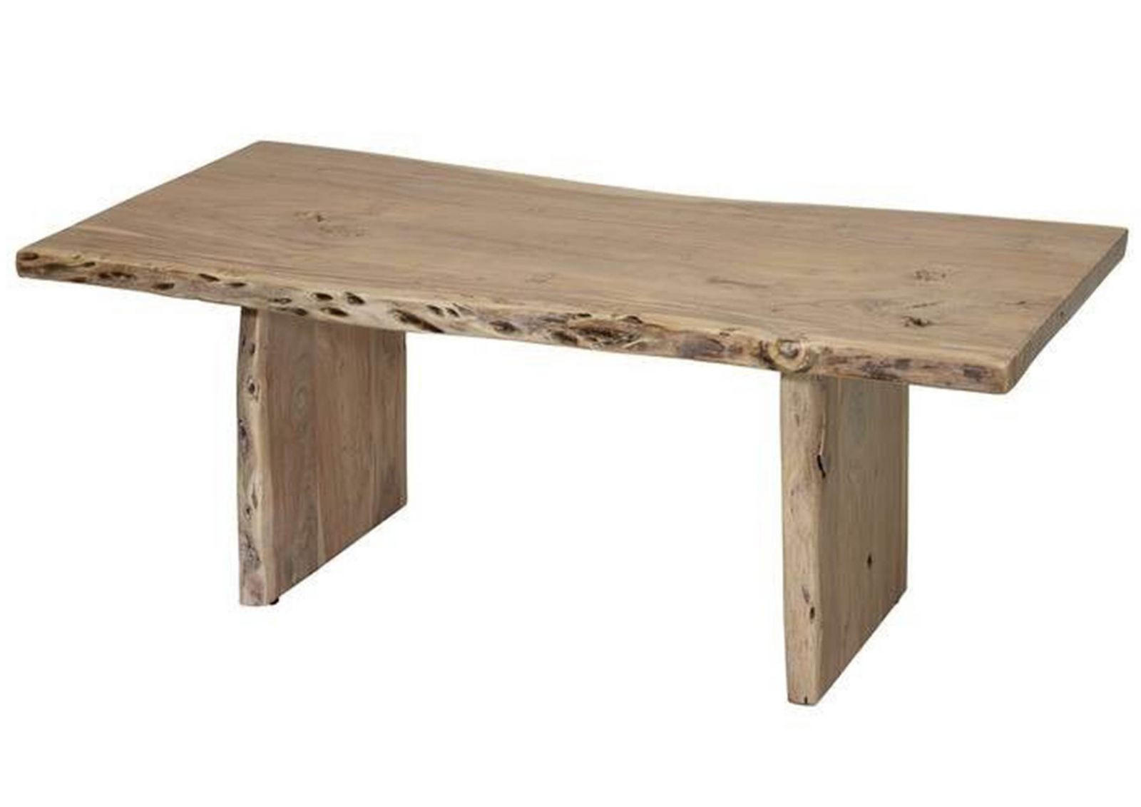 COUCHTISCH Akazie 120x60x45 natur lackiert PURE ACACIA #307 - Braun, Holzwerkstoff (60/120/45cm) - Massivmoebel24