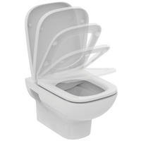 WC-SET MIT ABSENKAUTOMATIK i.life A weiß 54,5 x 36 x 33,5 cm - Weiß, Keramik (36/33.5/54.5cm) - Ideal Standard