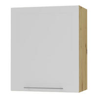 KÜCHENHÄNGESCHRANK Kvantum W2/60 Weiß Matt / Eiche Artisan Matt 60 / 32,5 / 72cm - Eiche Artisan/Weiß, Holz/Holzwerkstoff (60/72/32.5cm) - Feldmann-Wohnen