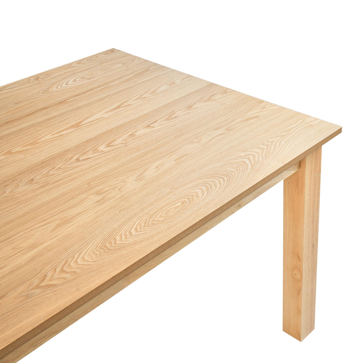 JÍDELNÍ STŮL vysunovací Světlý Jasan 180-280/100 cm Madura - světle hnědá, kompozitní dřevo (180/100/76cm) - Beliani