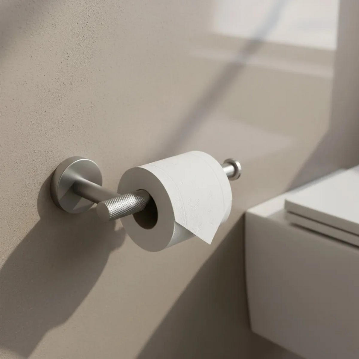 HALTER Für Toilettenpapier Rea 5709 Galo Brush Nickel - Nickelfarben, Metall (8/5/17cm) - REA