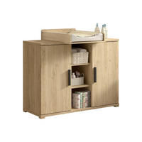 WICKELKOMMODE Keelia Eiche Melamin mit Aufsatz - Eichefarben, Kunststoff (72/99/116cm) - 58aufmkessel