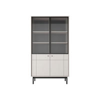 VITRINE – R104 – 104 cm – JAPANDI – Kaschmir - Kaschmir, Holzwerkstoff (103.5/184.6/39cm) - hi-markt