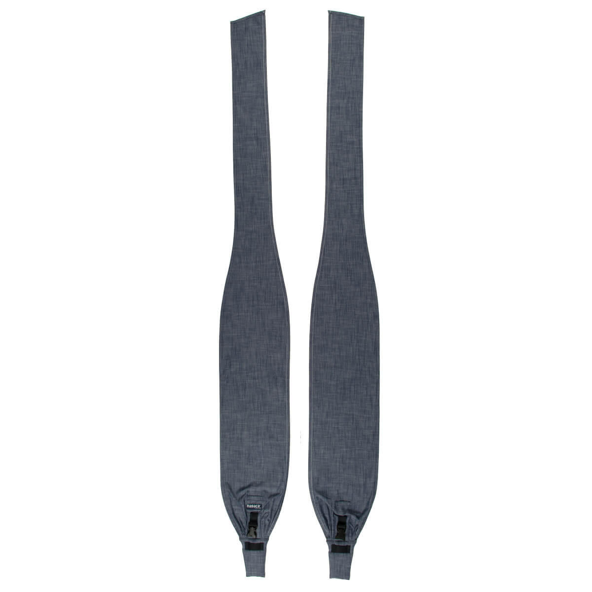 TRAGEZUBEHÖR Nabaca WrapCon Träger - Blau/Grau, Textil (24/0.1/190cm) - Hoppediz