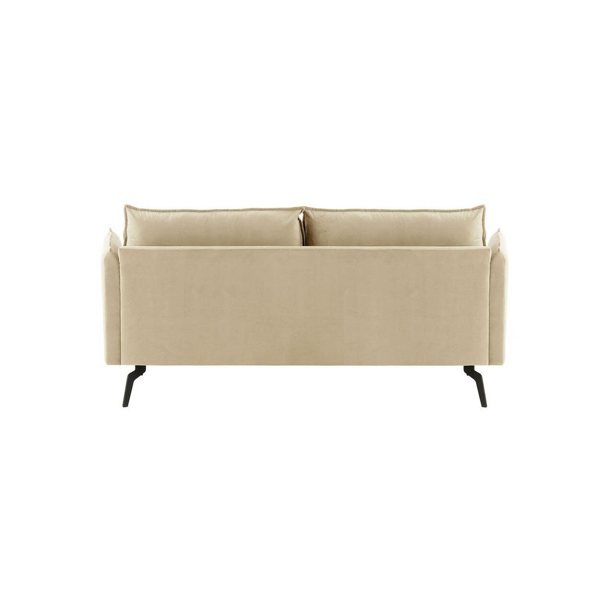 SOFA Layla 2,5-Sitzer-Velluto 2 - Creme, Holz/Textil (197/95/98cm)