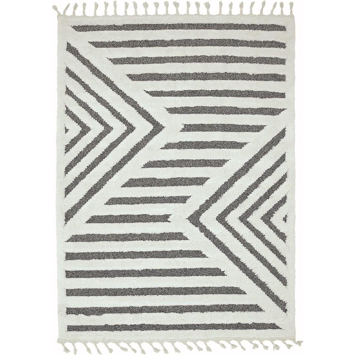 TEPPICH Moderner für Wohn- und Schlafzimmer RASH Grau 160 x 230 cm - Grau, Textil (160/230cm) - Novatrend