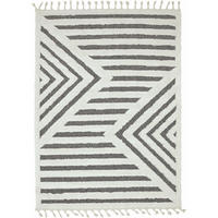 TEPPICH Moderner für Wohn- und Schlafzimmer RASH Grau 160 x 230 cm - Grau, Textil (160/230cm) - Novatrend