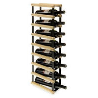 WEINREGAL Vinotega Mod Metal 82,5x12,5x24,5 cm 1x8 Flaschen Massives Kiefernholz Natur - Naturfarben, Holz (12.5/82.5/24.5cm) - PROREGAL