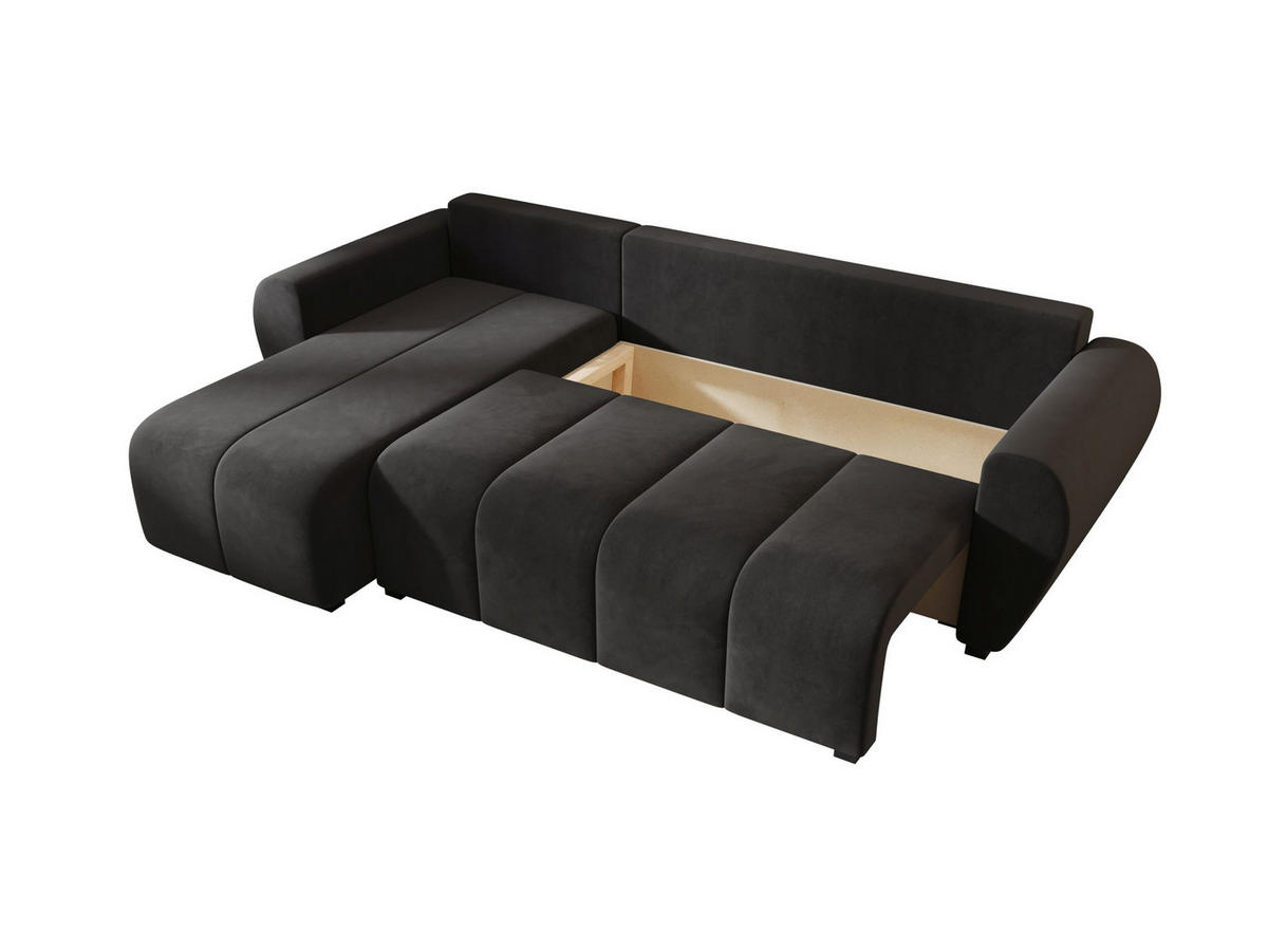 ECKSOFA MOLISA L Itaka 27 Links mit Schlaffunktion - Grau, Textil (245/145cm) - Bedante