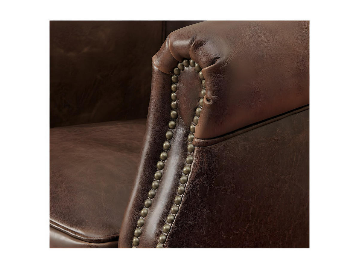 LEDERSESSEL - Vintage Leder - ENGUERRAND - Braun, Leder (78/72/77cm) - Vente-Unique