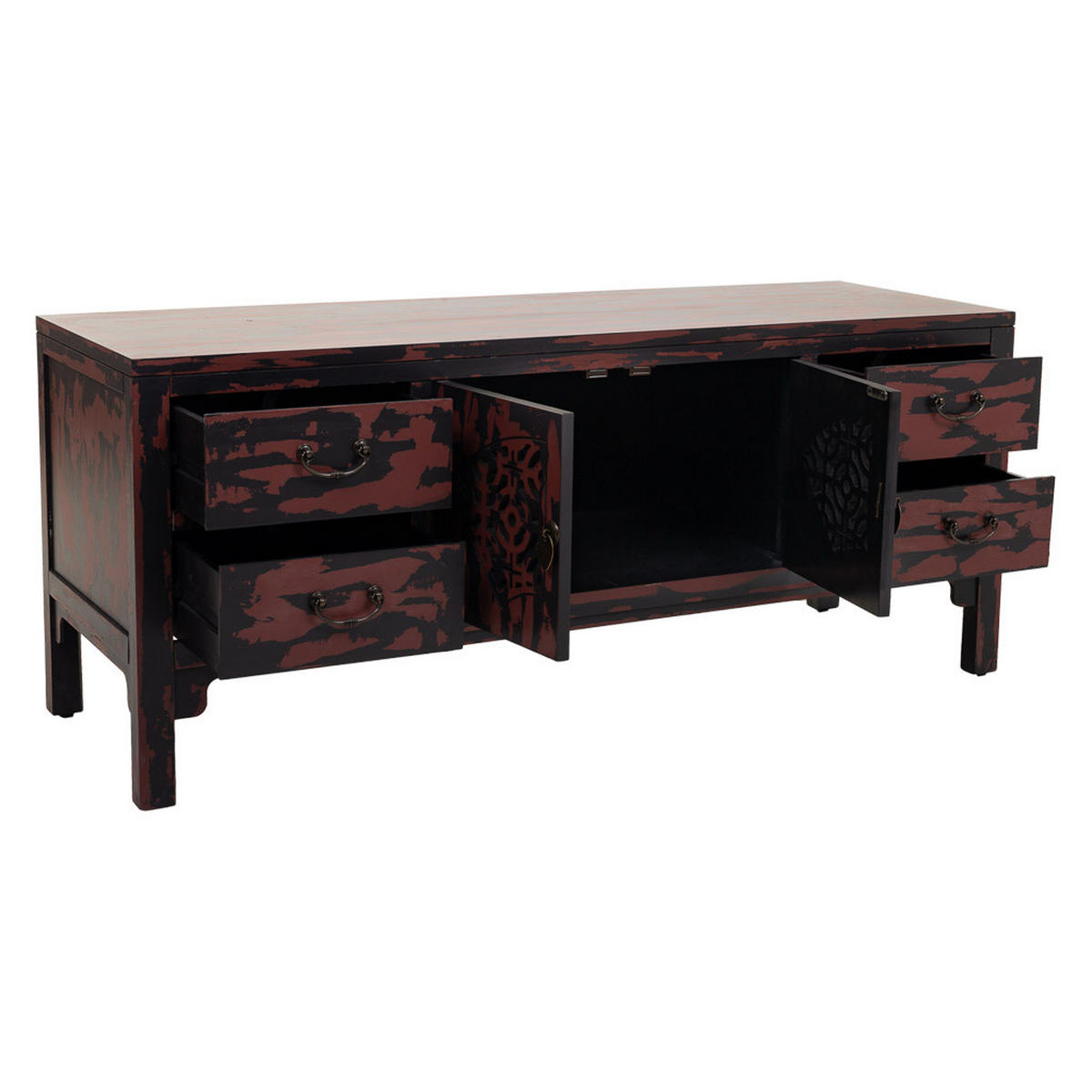 SIDEBOARD aus Holz 120x40x50 Cm - Multicolor, Holz (120/50/40cm) - Wanderlust