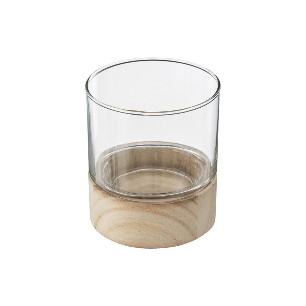 TEELICHTHALTER-SET Glas Ete 16/16/19,8 cm - Transparent, Glas (16/19.8/16cm) - Atmosphera Createur d´interieur