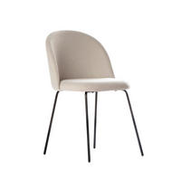 ESSZIMMERSTUHL Olivia Beige 48 cm x 81 cm - Beige, Textil (48/81/53cm)