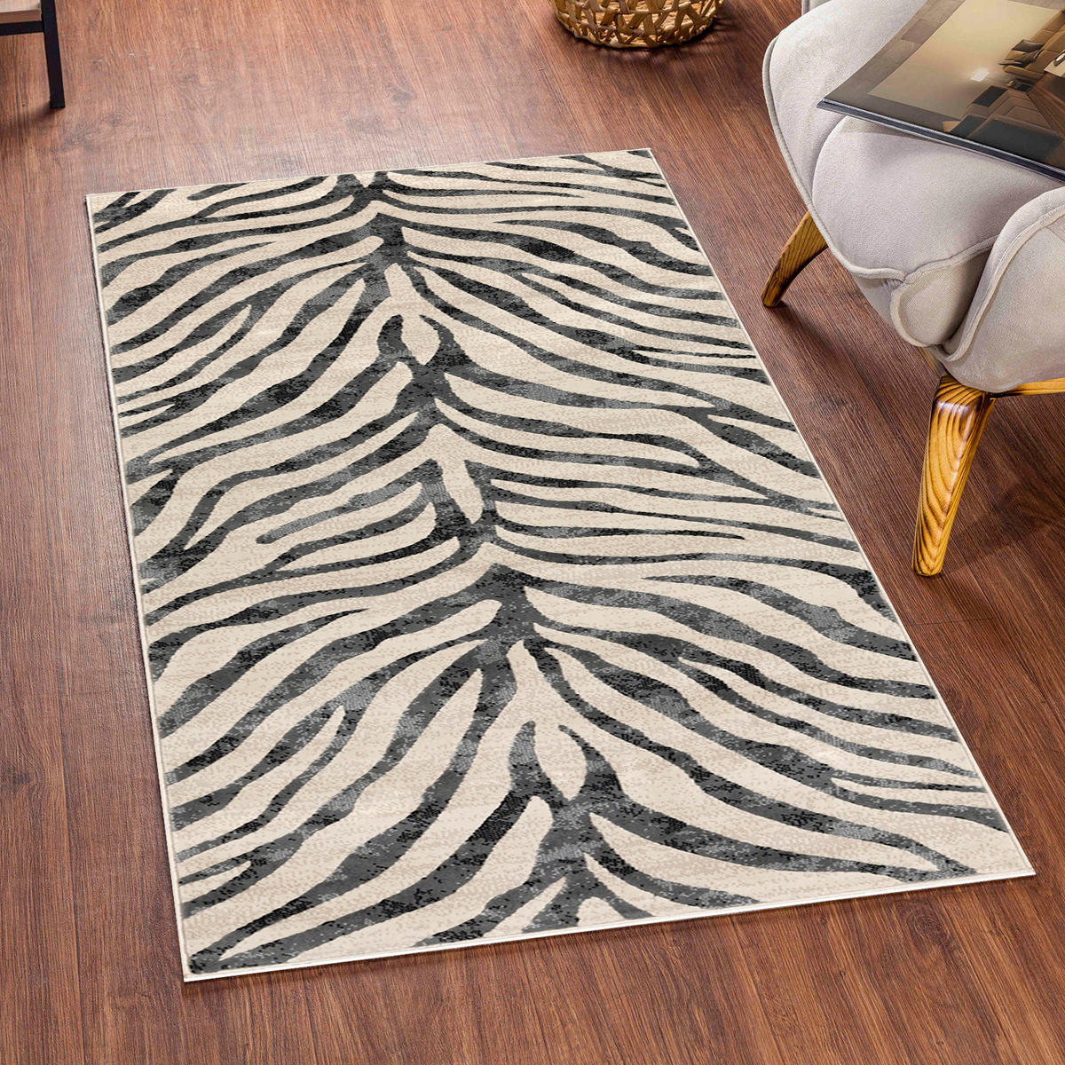 KURZFLORTEPPICH 80/150 cm Grau - Grau, Textil (80/150cm) - LIVABLISS