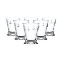 WASSERGLÄSER Biene Abeille transparent 185 ml 6er Set - Transparent, Glas (0.185L) - La Rochère
