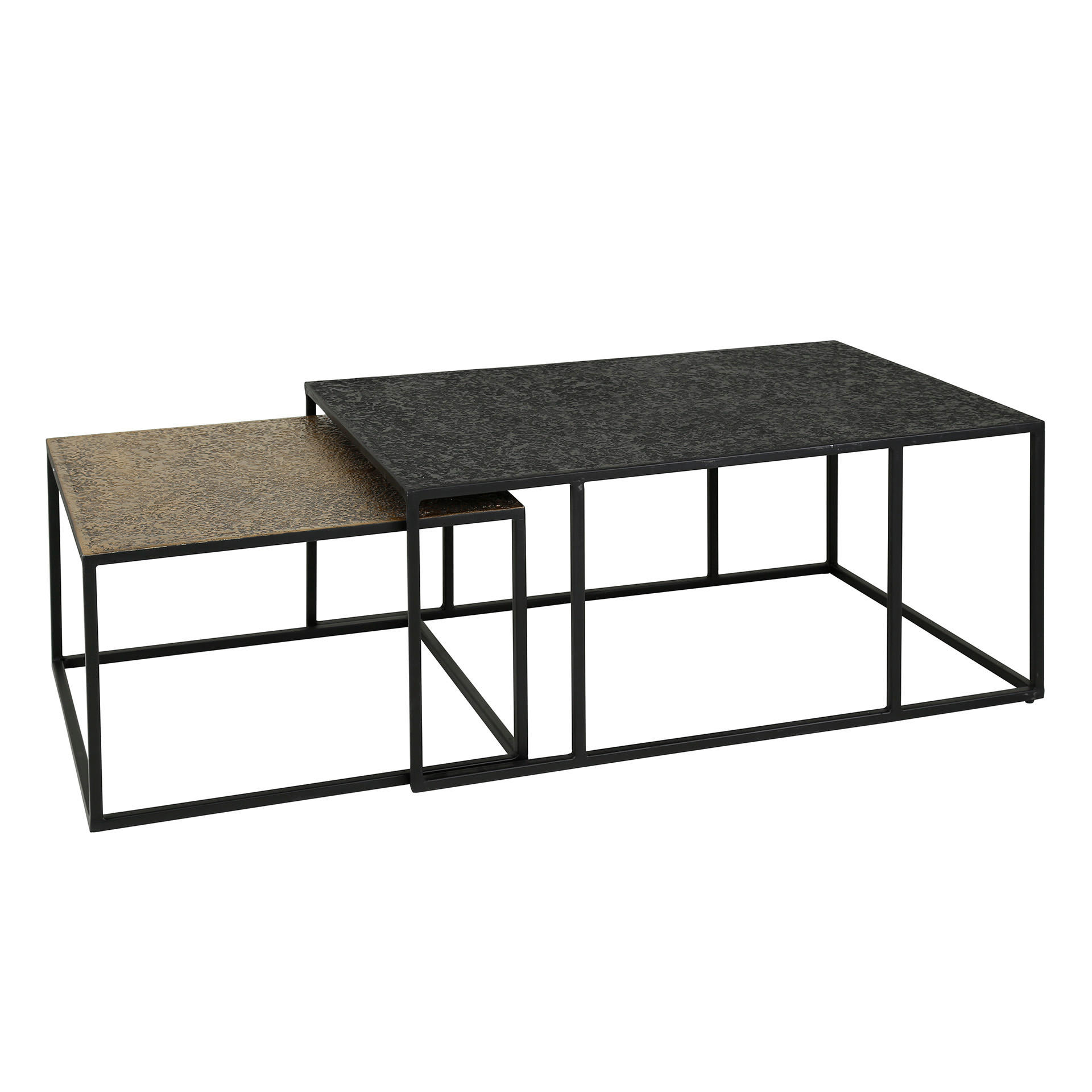 COUCHTISCH Metari Grau 60/90/40 cm 2er-Set - Grau, Holz (60/90/40cm) - Hoyz Collection