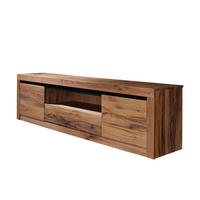 TV-BOARD Wild-/Zerreiche 202x42x55 natur geölt MONTREUX #105 - Naturfarben, Holz (202/55/42cm) - Massivmoebel24