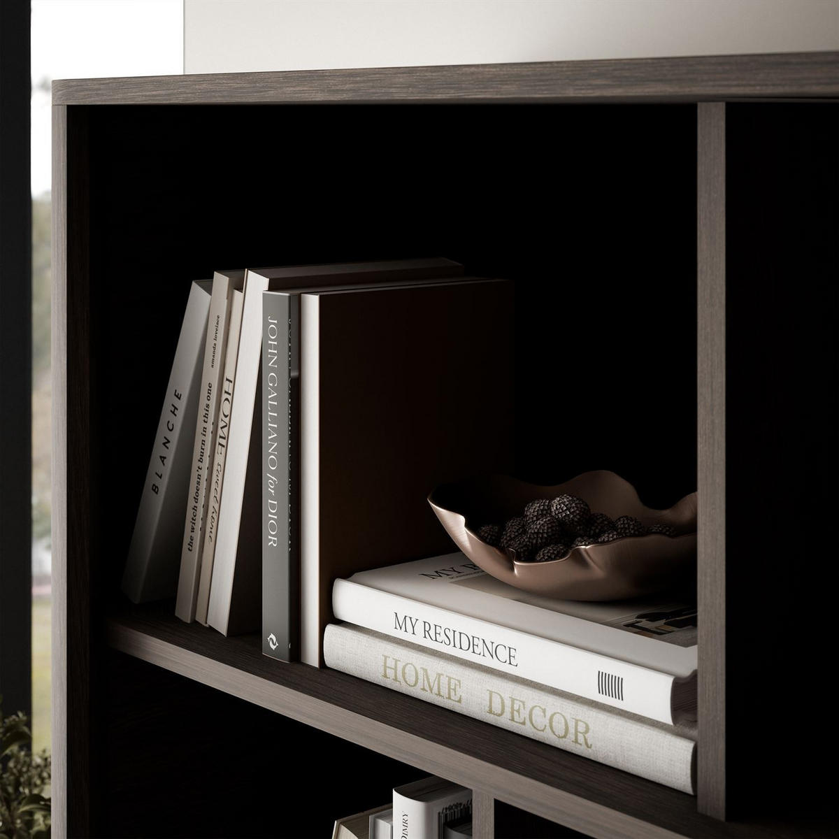 REGAL TWILIGHT mit Schubladen - Eichefarben, Holzwerkstoff (88/194/38cm) - Lookway