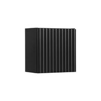 SCHRANK 1 Tür Riva Schwarz - Schwarz, Holzwerkstoff (30/30/19cm) - Petits-meubles