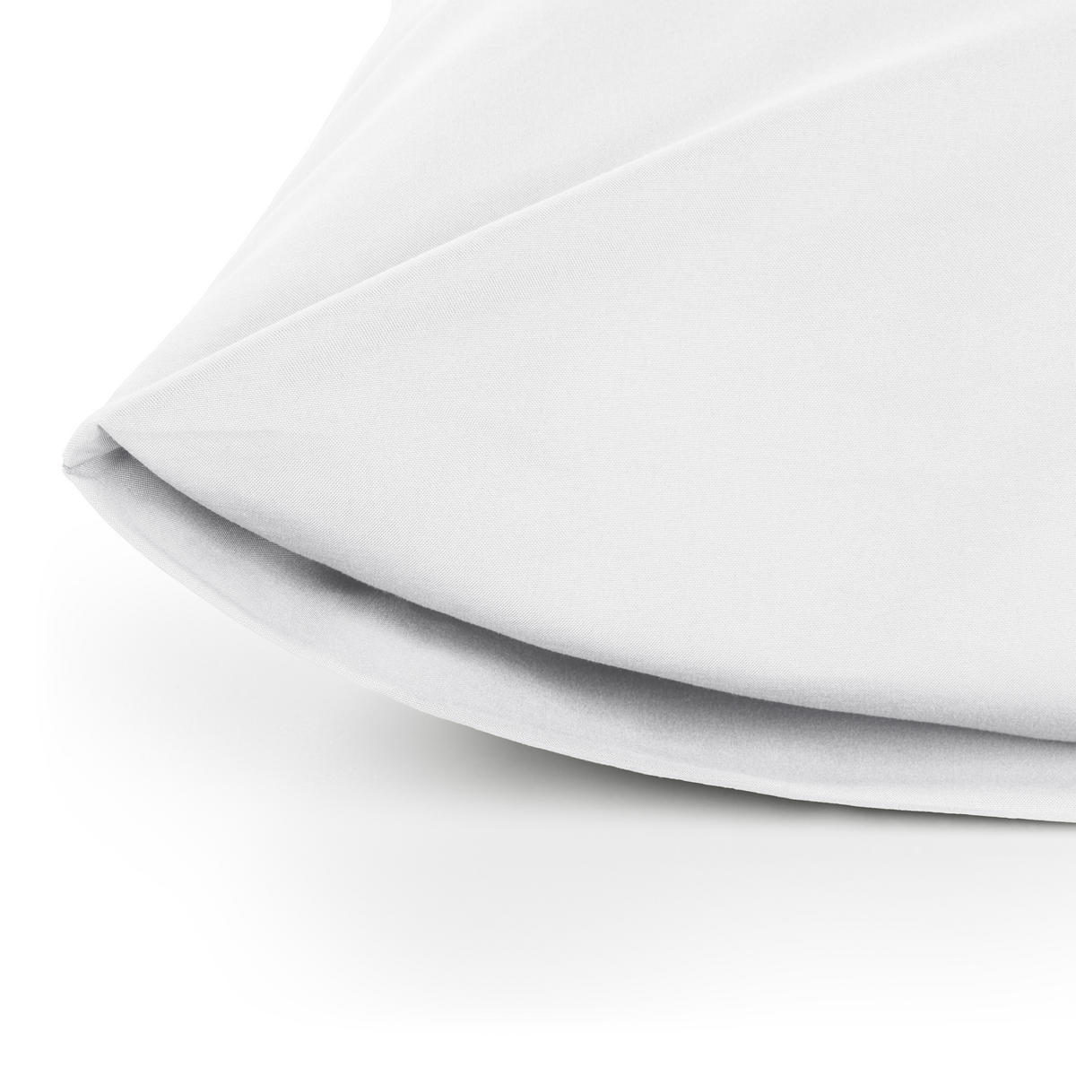 BETTLAKEN 3er Set - Spannbettlaken 180x200x30cm 2X Kissenbezug 50x80cm - White - Weiß, Textil (180/200cm)
