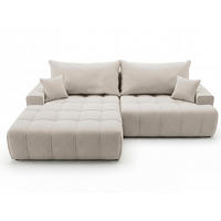 ECKSOFA Tulio Beige Links - Beige, Holz/Textil (270/165cm) - Graingold