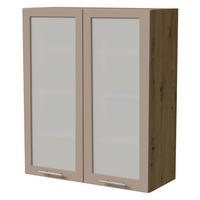 HÄNGESCHRANK Brerra W4S/80 Eiche Artisan / RAL 1019 graubeige Matt 80 / 32,5 / 96cm - Graubraun/Eiche Artisan, Holz/Holzwerkstoff (80/96/32.5cm) - Feldmann-Wohnen