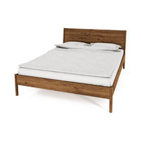 BETTGESTELL INA 100x200 Wildeiche - Alteiche, Holz (100/200cm) - byoak