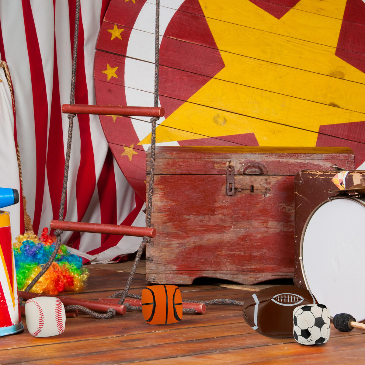 24XJONGLIERBÄLLE - Multicolor, Keramik/Kunststoff (5/5cm) - Relaxdays