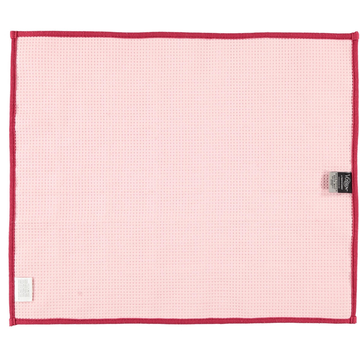 BADTEPPICHE EXCLUSIVE RUBIN - 3900 - Rot, Textil (55/65cm) - Vossen