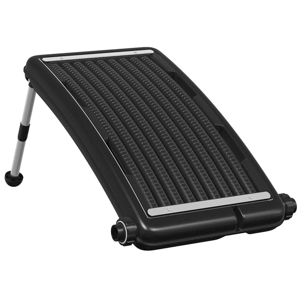 SOLARKOLLEKTOR Für Pool Gebogen 72,5/46 Cm - Schwarz, Kunststoff (46/35/72.5cm) - vidaXL