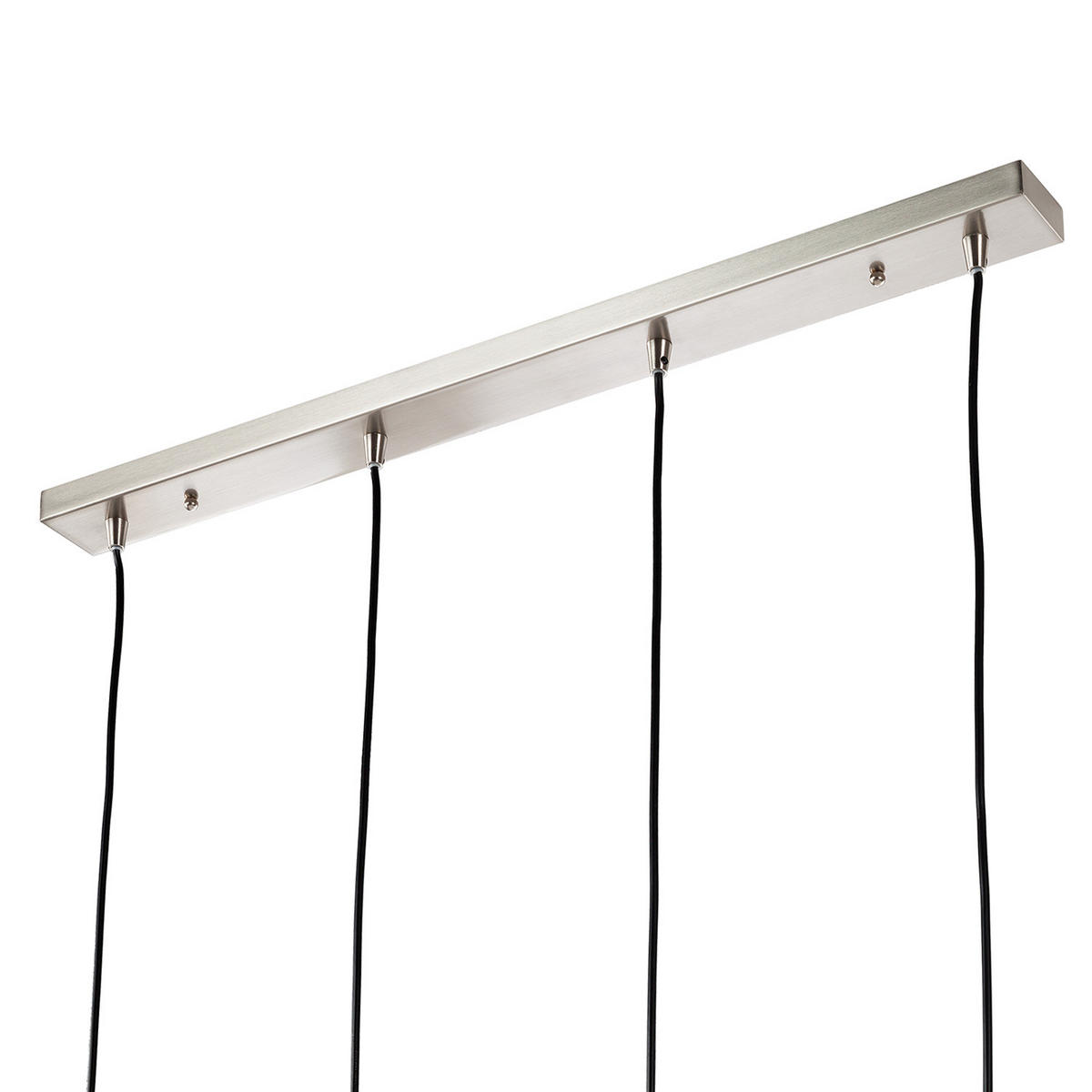 PENDELLEUCHTE Glas / Eisen, 4-flammig - Multicolor, Glas (15/80/150cm) - home24